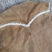 1970’s Levi’s Suede Sherpa Lined Western Vest Small