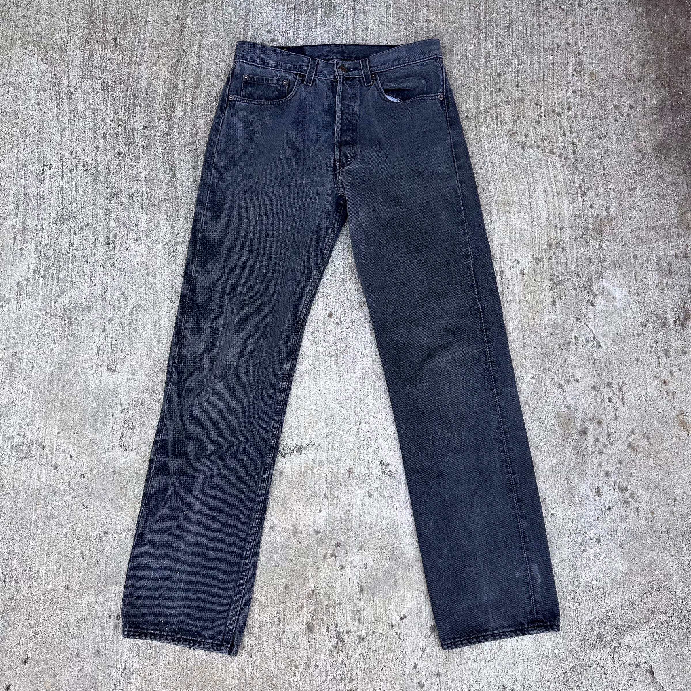 1990’s Black Levi’s 501 Denim Jeans 30” x 31”
