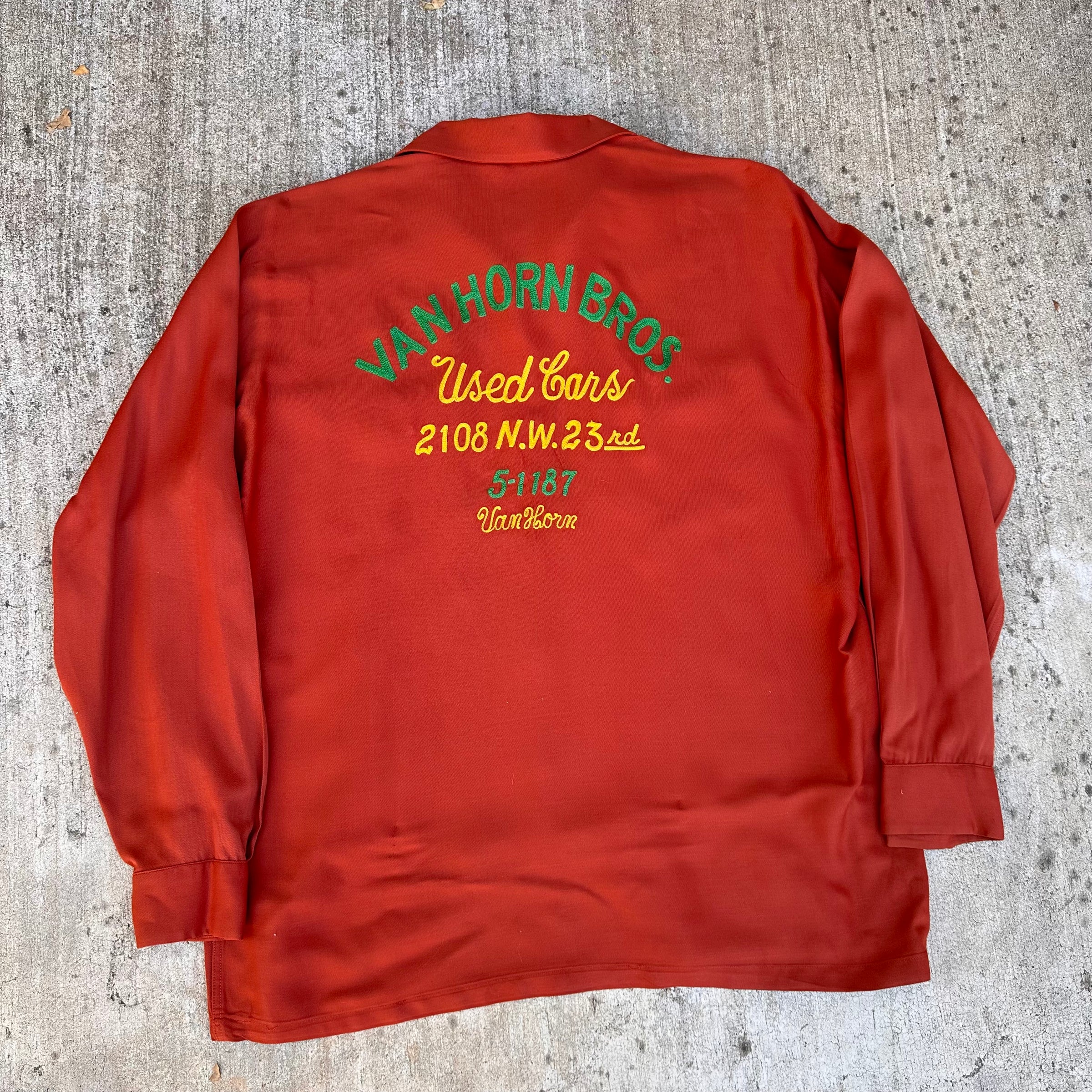 1940’s/50’s Puritan Swingster Embroidered Gabardine Shirt XL