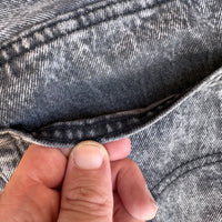 1980’s Levi’s 501 Black Acid Wash Jeans 30” Waist