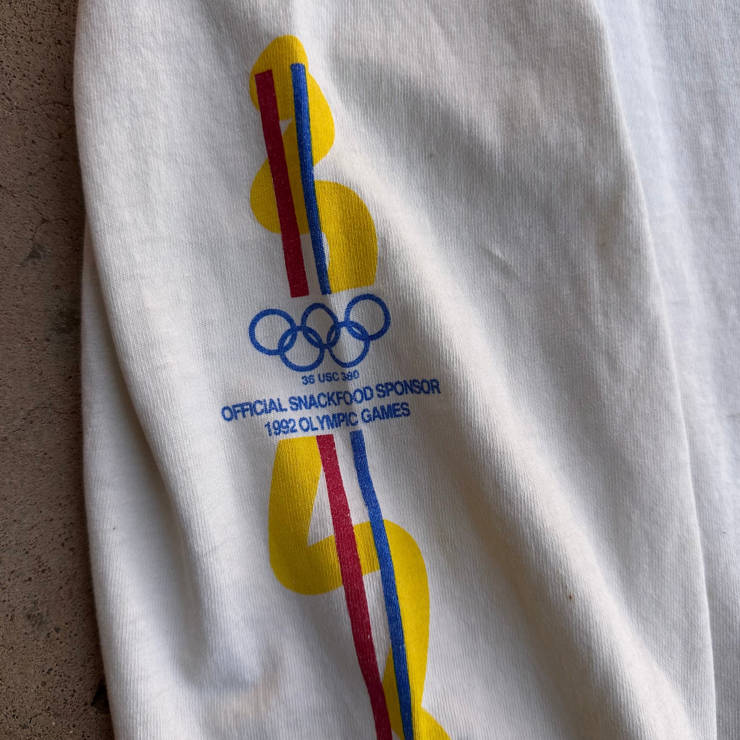 1992 Olympics Skittles Promo Longsleeve T-Shirt XL