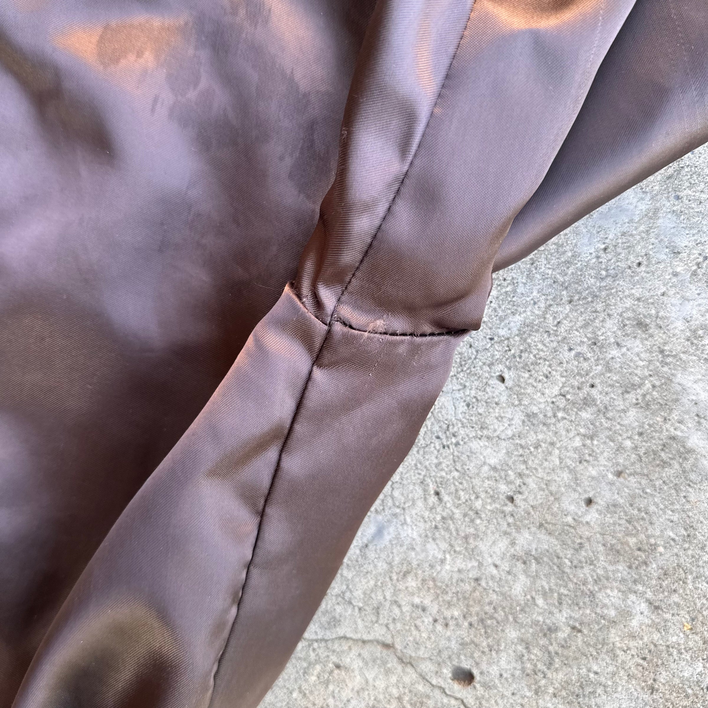 1980’s JR Stables Embroidered Satin Bomber Jacket Large