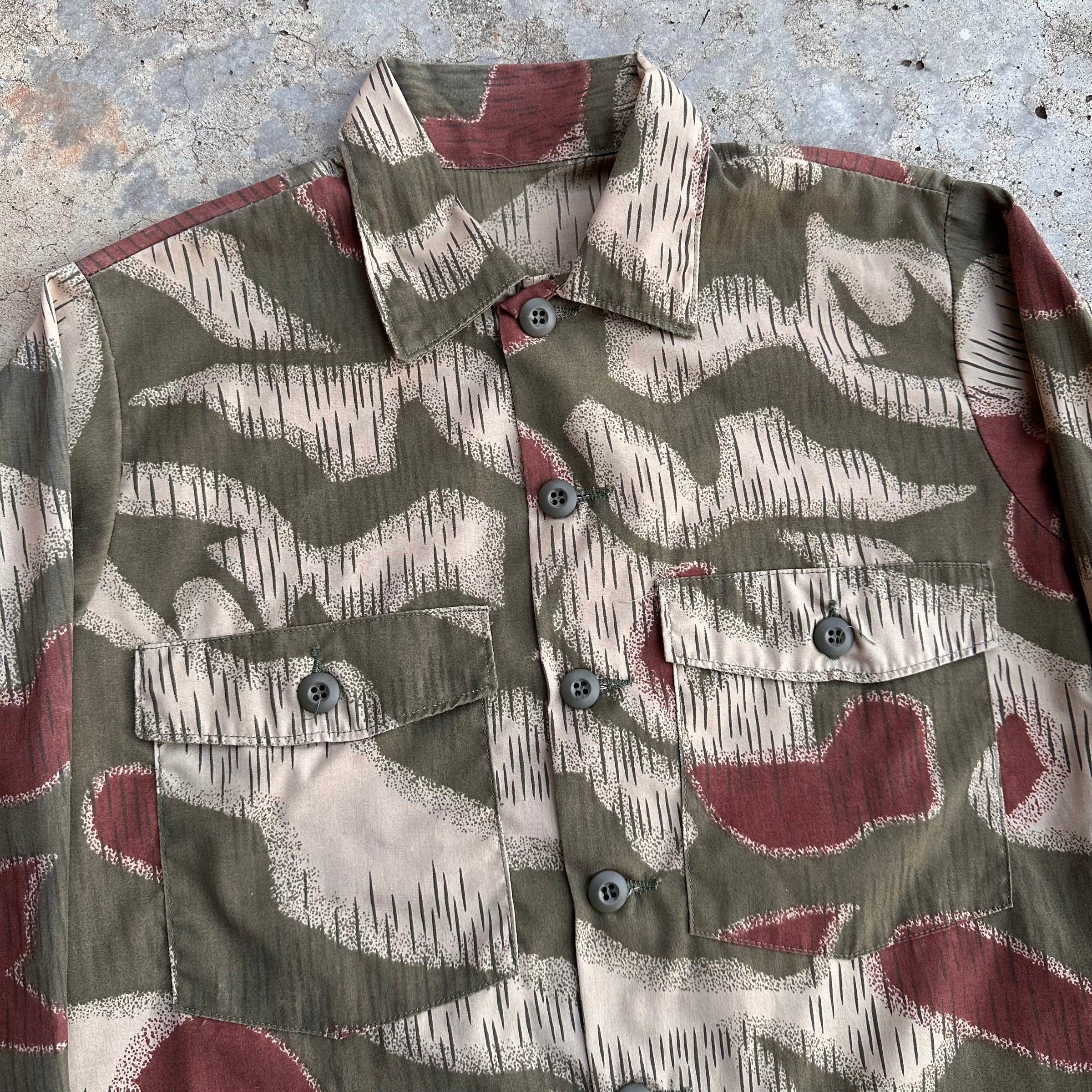 1970’s West German BGS Sumpfmuster Camo Army Fatigue Shirt
