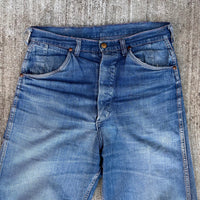 1940’s Sanforized Donut Button Denim Carpenter Jeans 31” x 30”