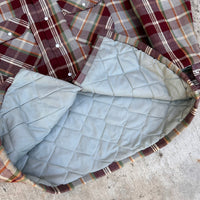 1970’s Mr. Legg’s Quilted Cotton Flannel Shirt Medium