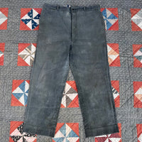 1920’s/30’s Strong Reliable Grey Corduroy Pants 38” x 28”