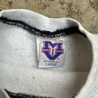 1990’s US Navy Reverse Weave Crewneck Sweatshirt Large