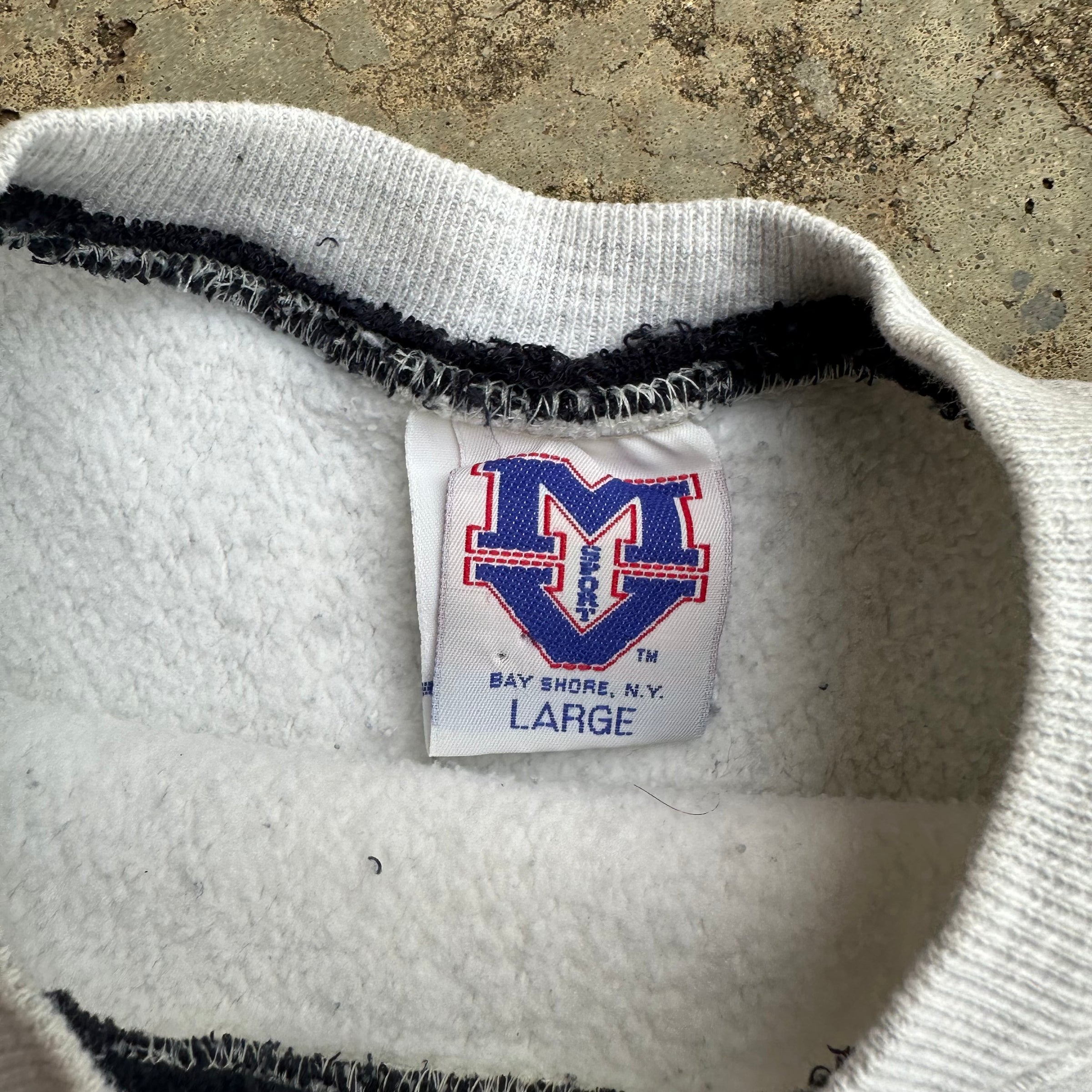 1990’s US Navy Reverse Weave Crewneck Sweatshirt Large