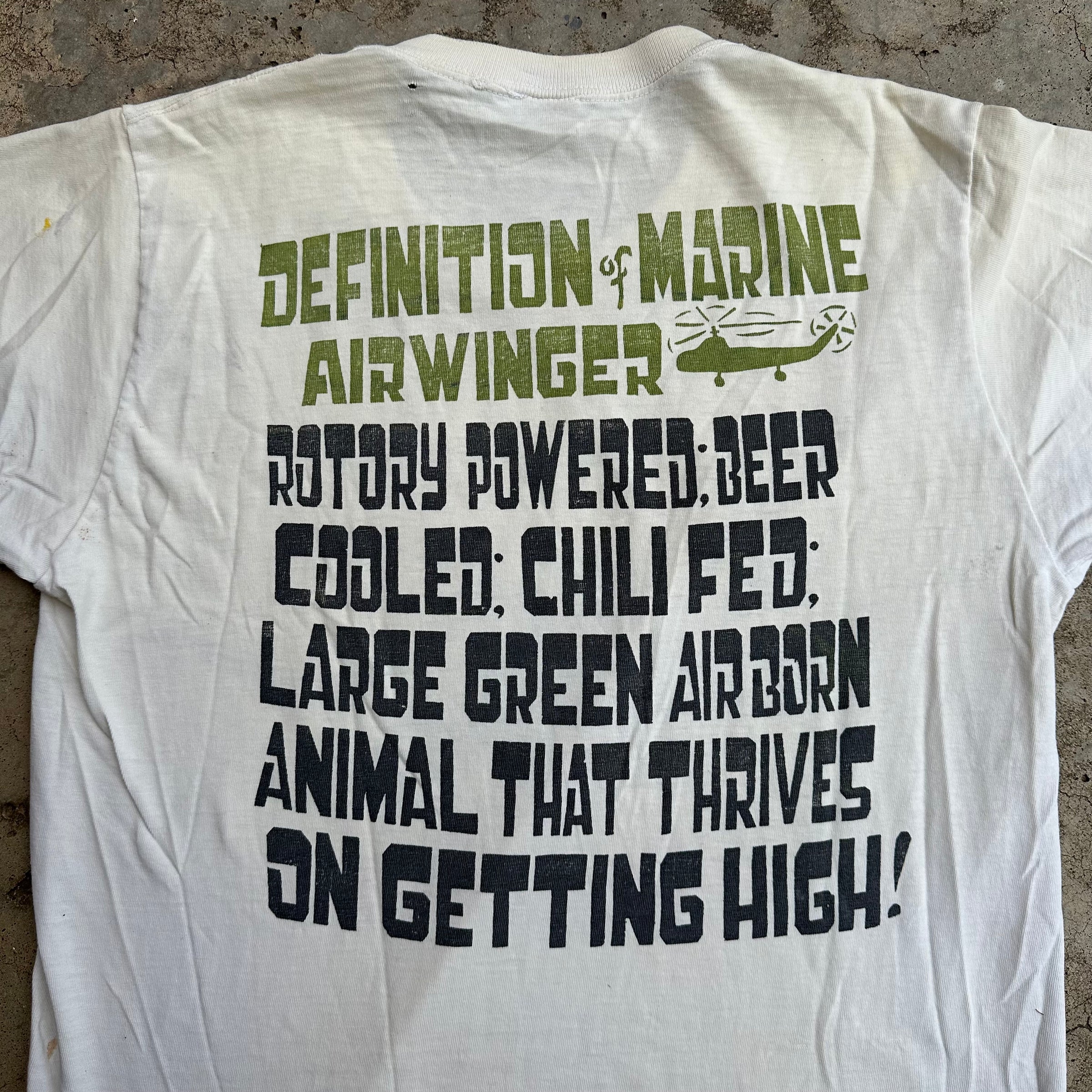 1970’s Vietnam War Marine Fighter Attack Squadron T-Shirt Medium