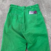 1950’s Shamrock Gas Station Uniform Cotton Work Pants 29” x 30”