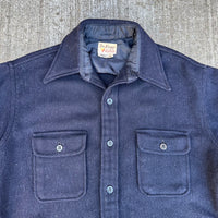 1960’s Fox Knapp Distinctive Sportswear Wool CPO Shirt Large