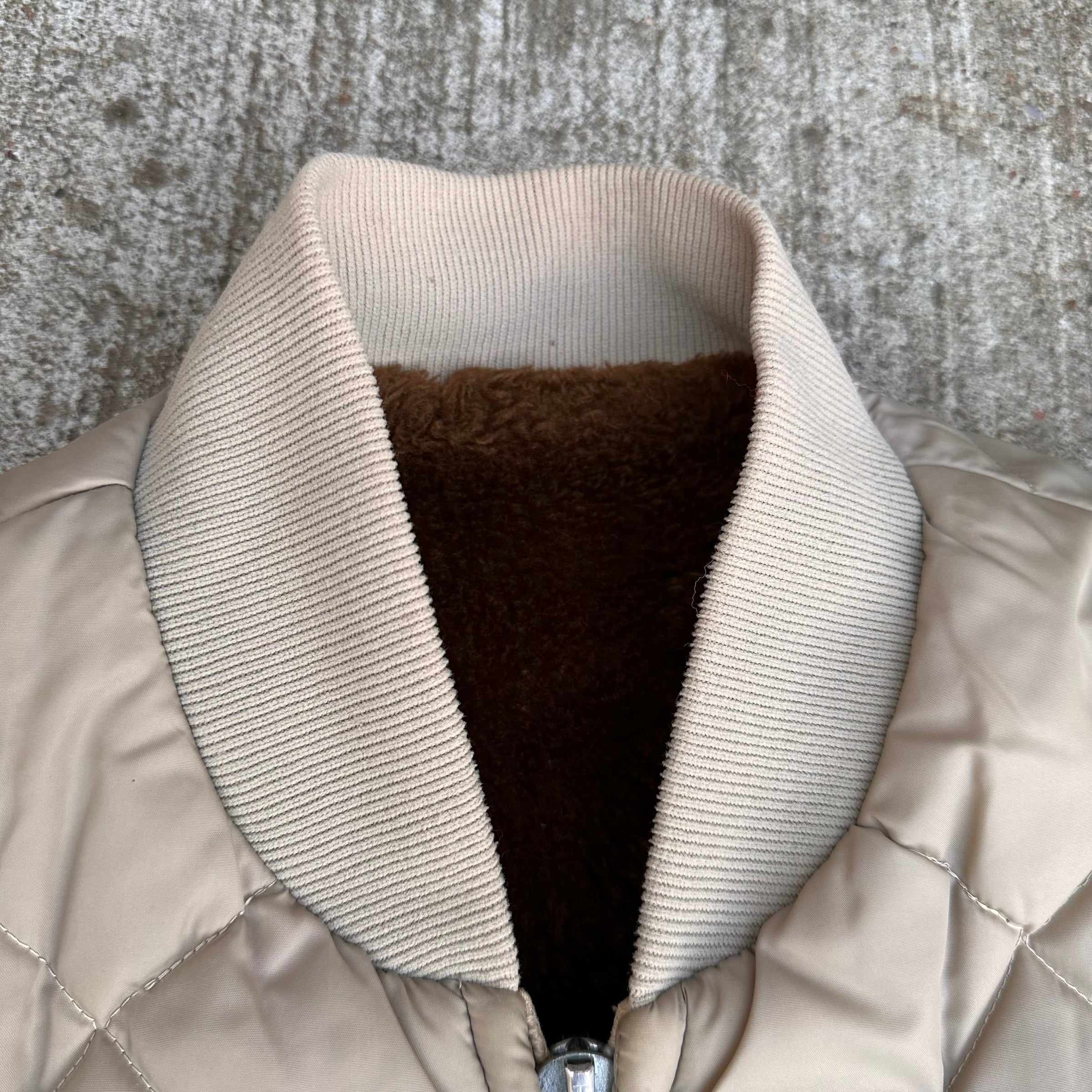 1970’s Panhandle Slim Reversible Fleece Quilted Vest Size 44