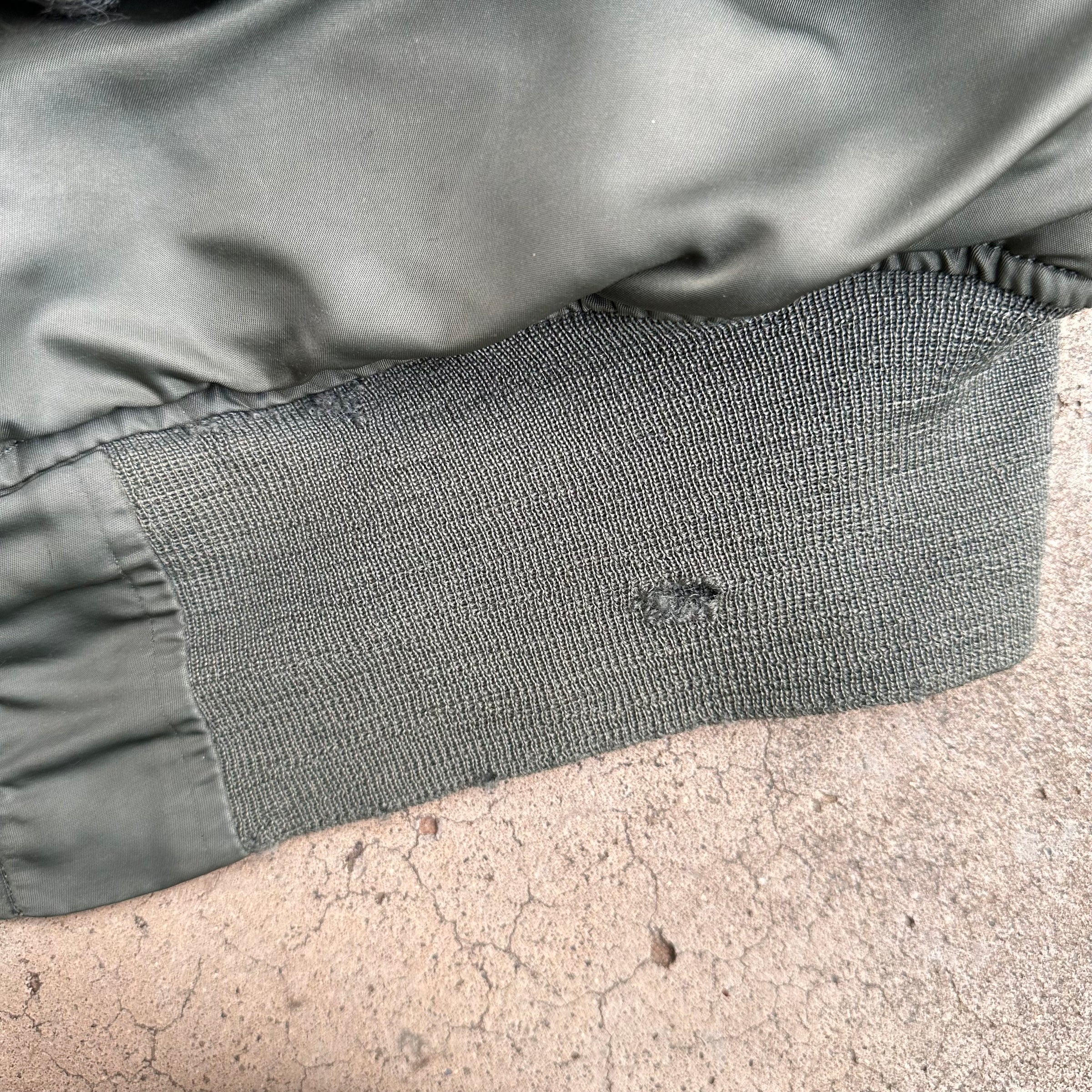 1970’s Patched MA-1 Flight Jacket Large