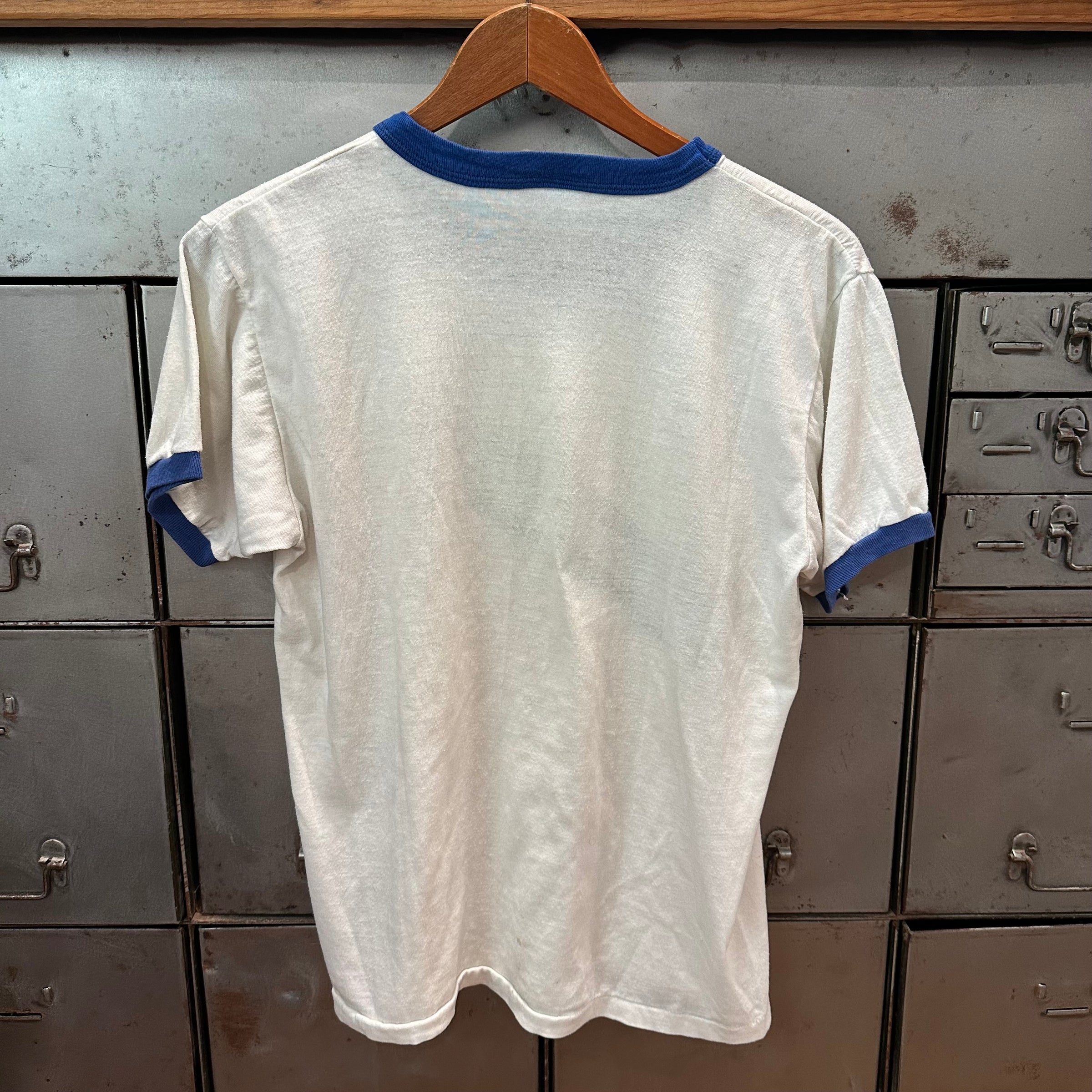 1970’s Champion Blue Bar Seattle Seahawks Ringer T-Shirt Medium