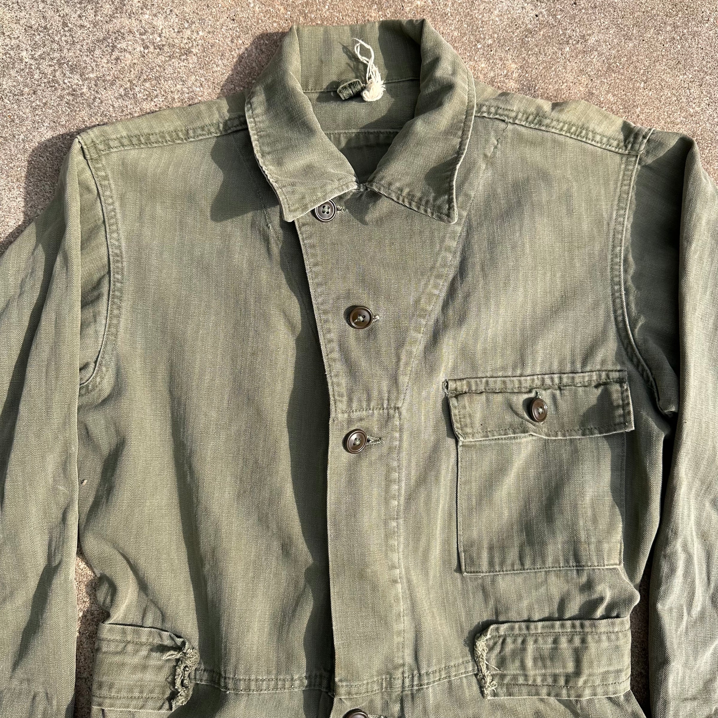 1940’s US Military HBT Coveralls Tagged Small