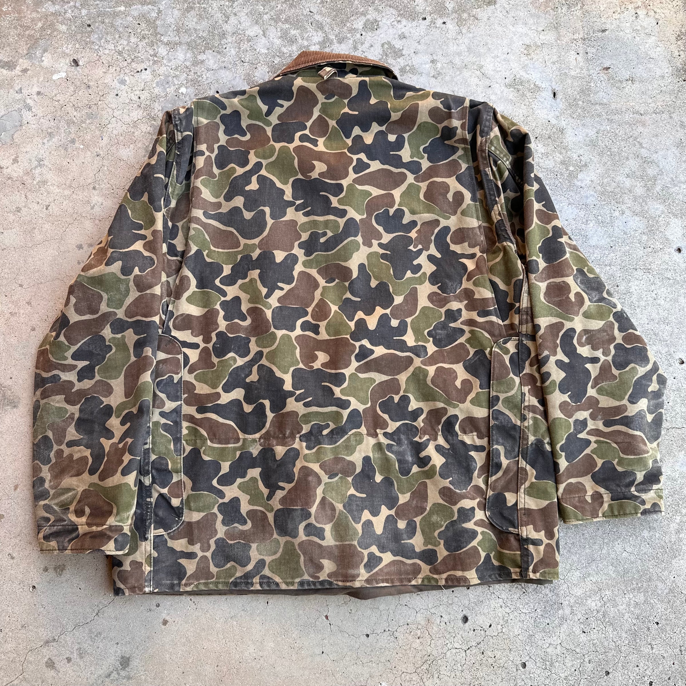 1970’s RedHead Bone Dry Duck Hunter Camo Hunting Jacket Size 42