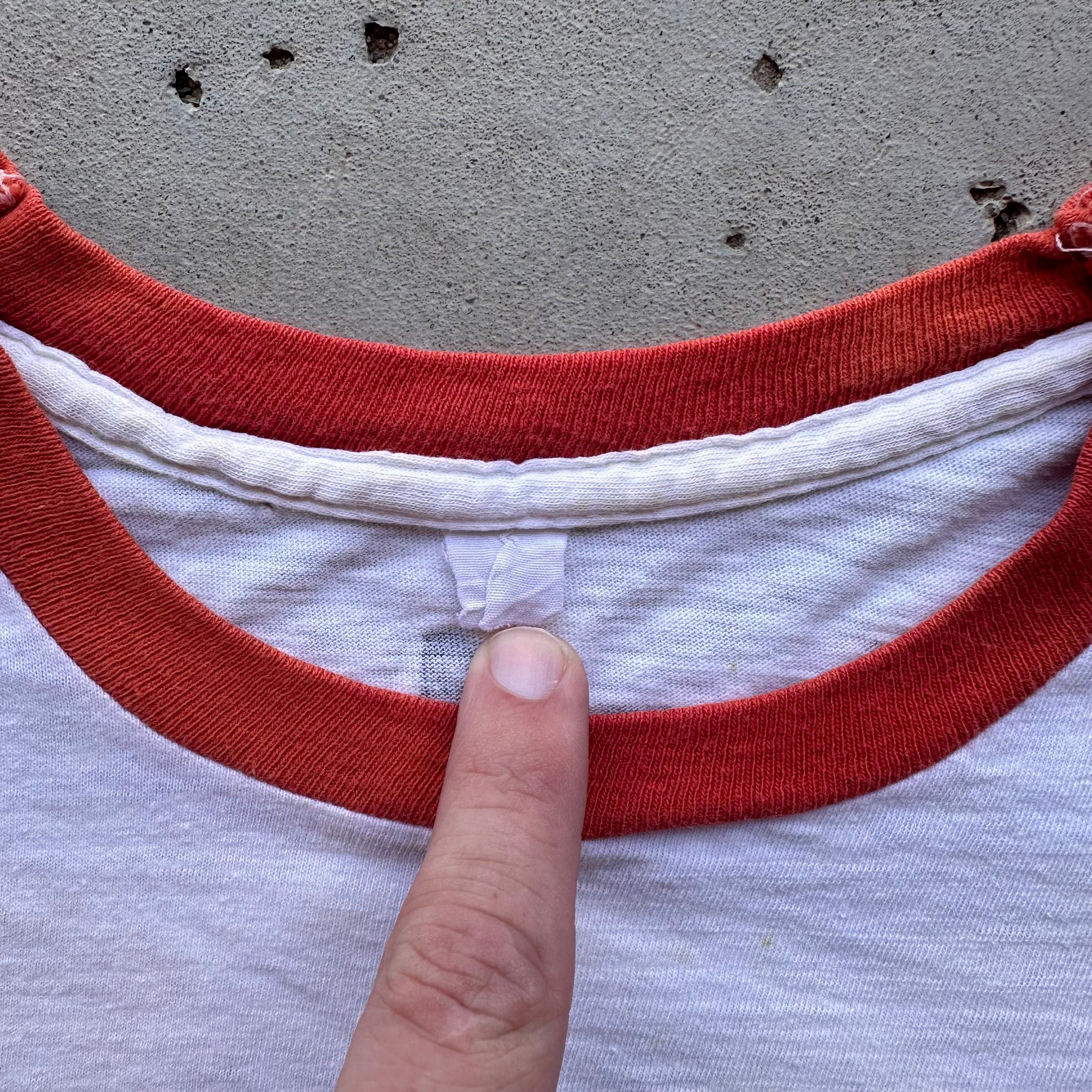 1970’s Pepe Lopez Tequila “Suck A Lemon” Ringer T-Shirt Small