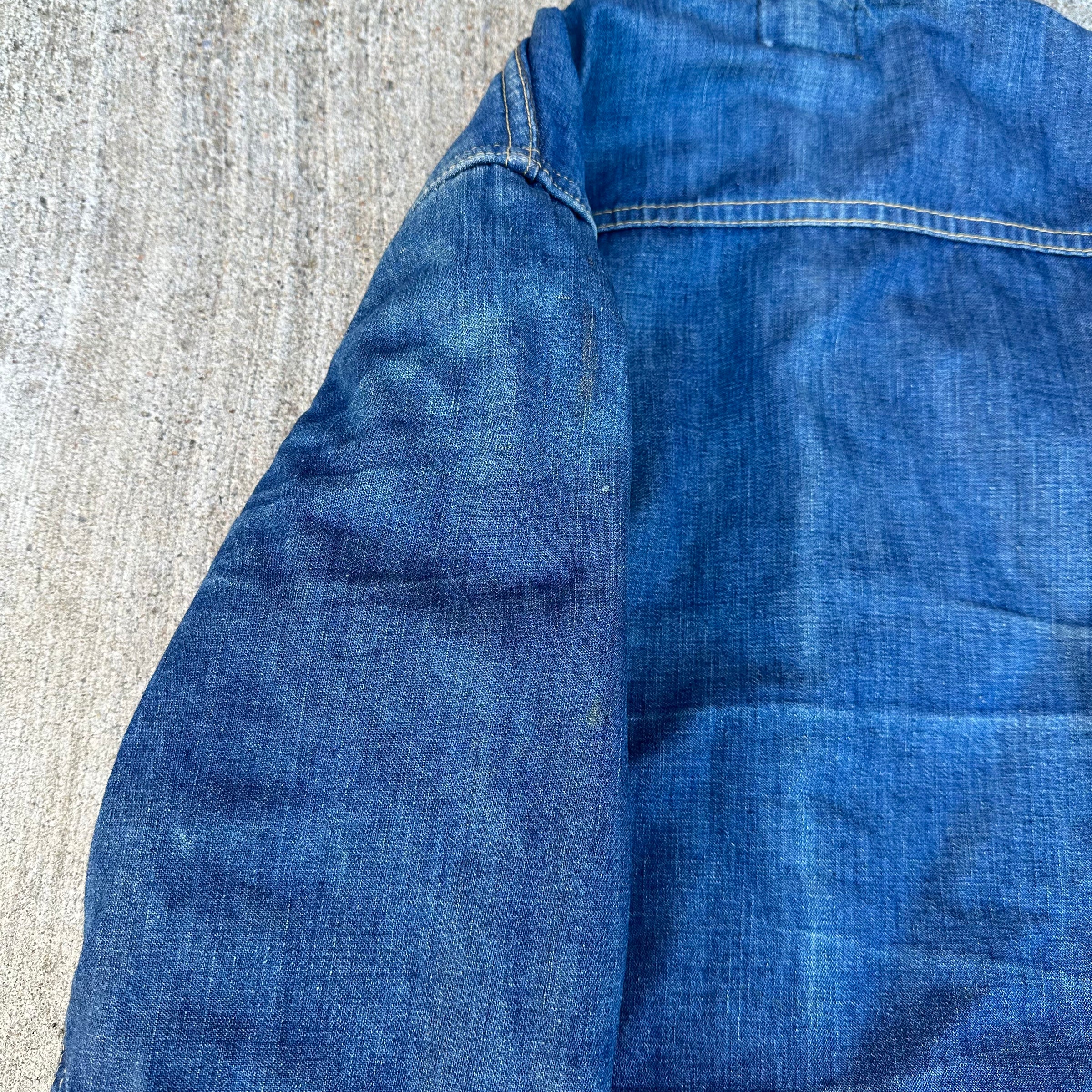 1950’s Big Smith Blanket Lined Denim Jacket Medium