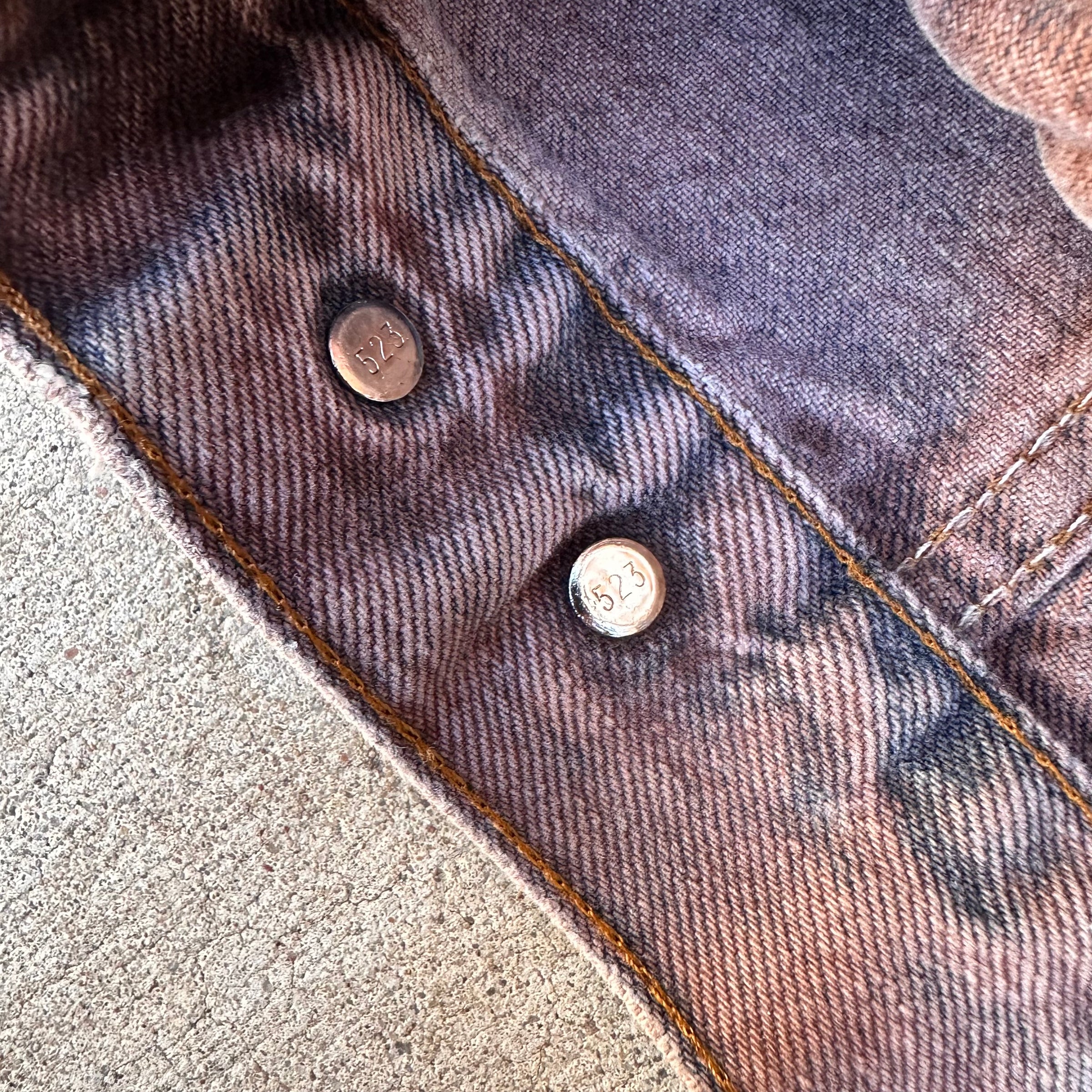 1980’s Overdyed Levi’s Denim Trucker Jacket 23” Chest