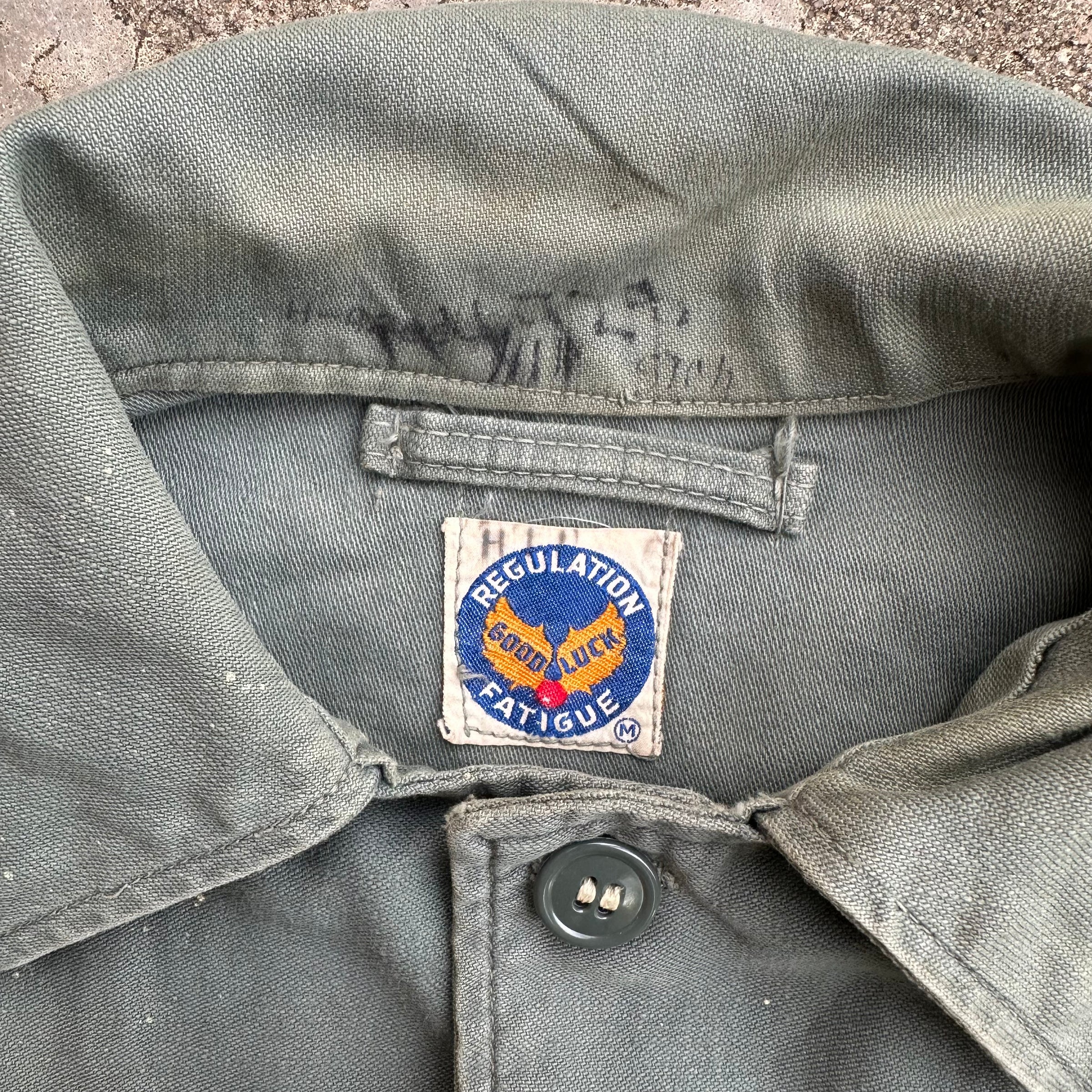 1950’s/60’s USAF Private Purchase Sage Green 507 Fatigue Shirt