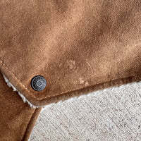 1970’s Levi’s Suede Sherpa Lined Western Vest Small