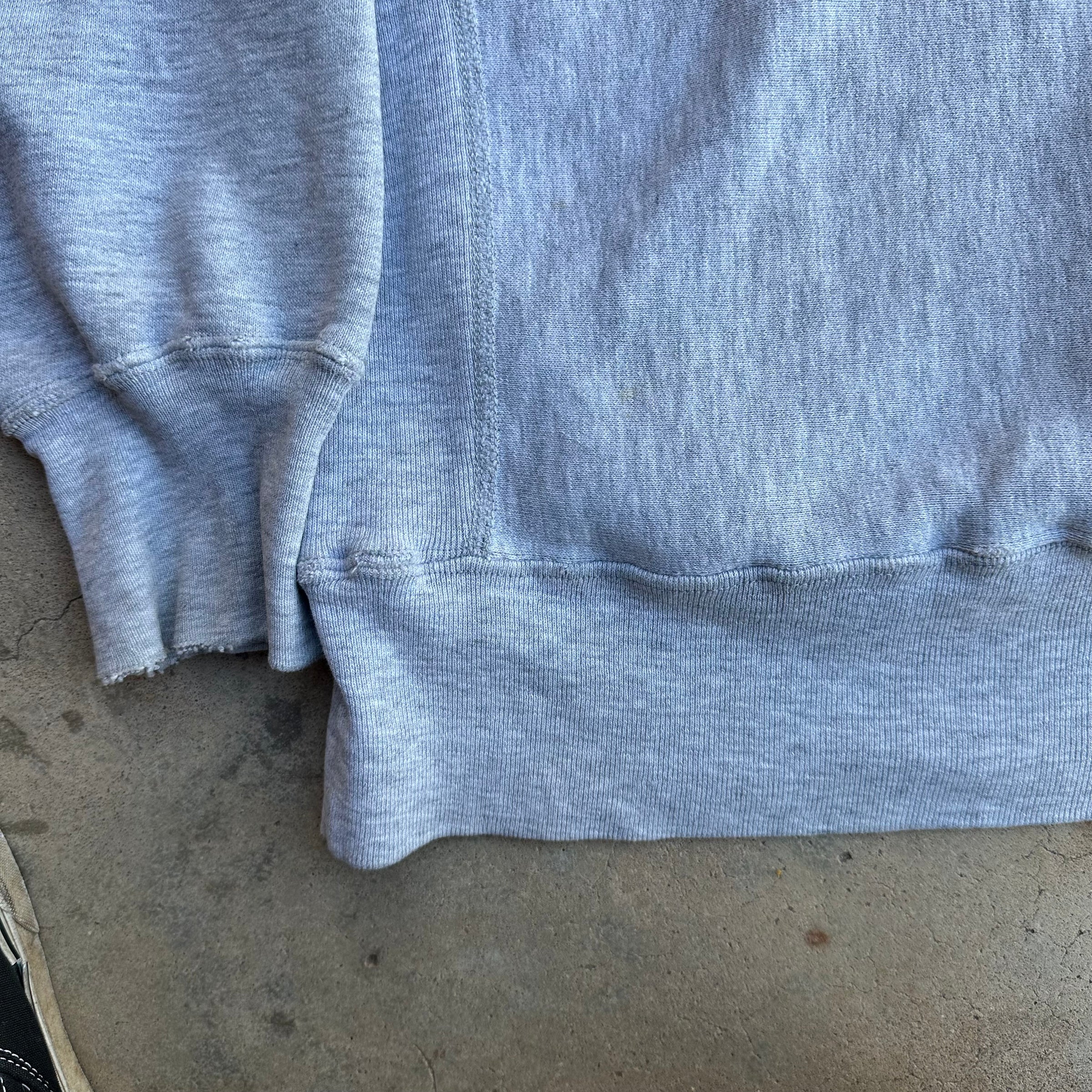 1980’s Champion Reverse Weave Winged Foot Hooded Sweatshirt Large