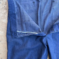 1950’s Stenciled USN Denim Trousers 34” Waist