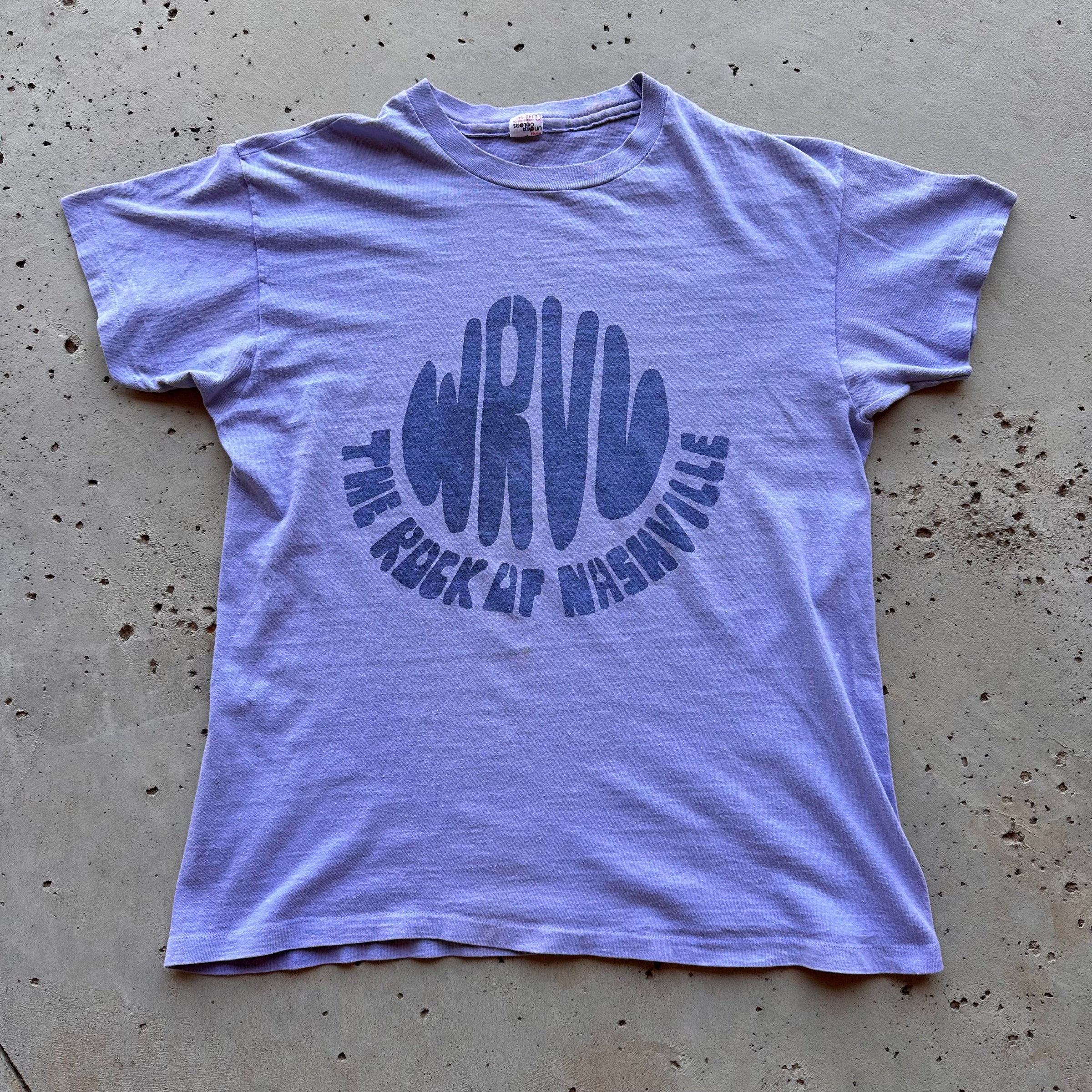 1970’s WRVU Nashville Radio Station T-Shirt Medium