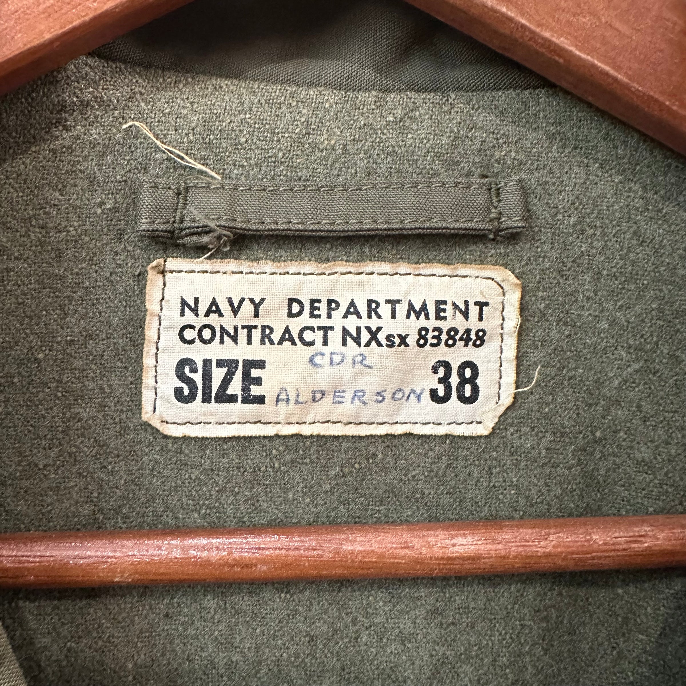 1940’s WWII Mint US Navy N-4 Field Jacket Size 38