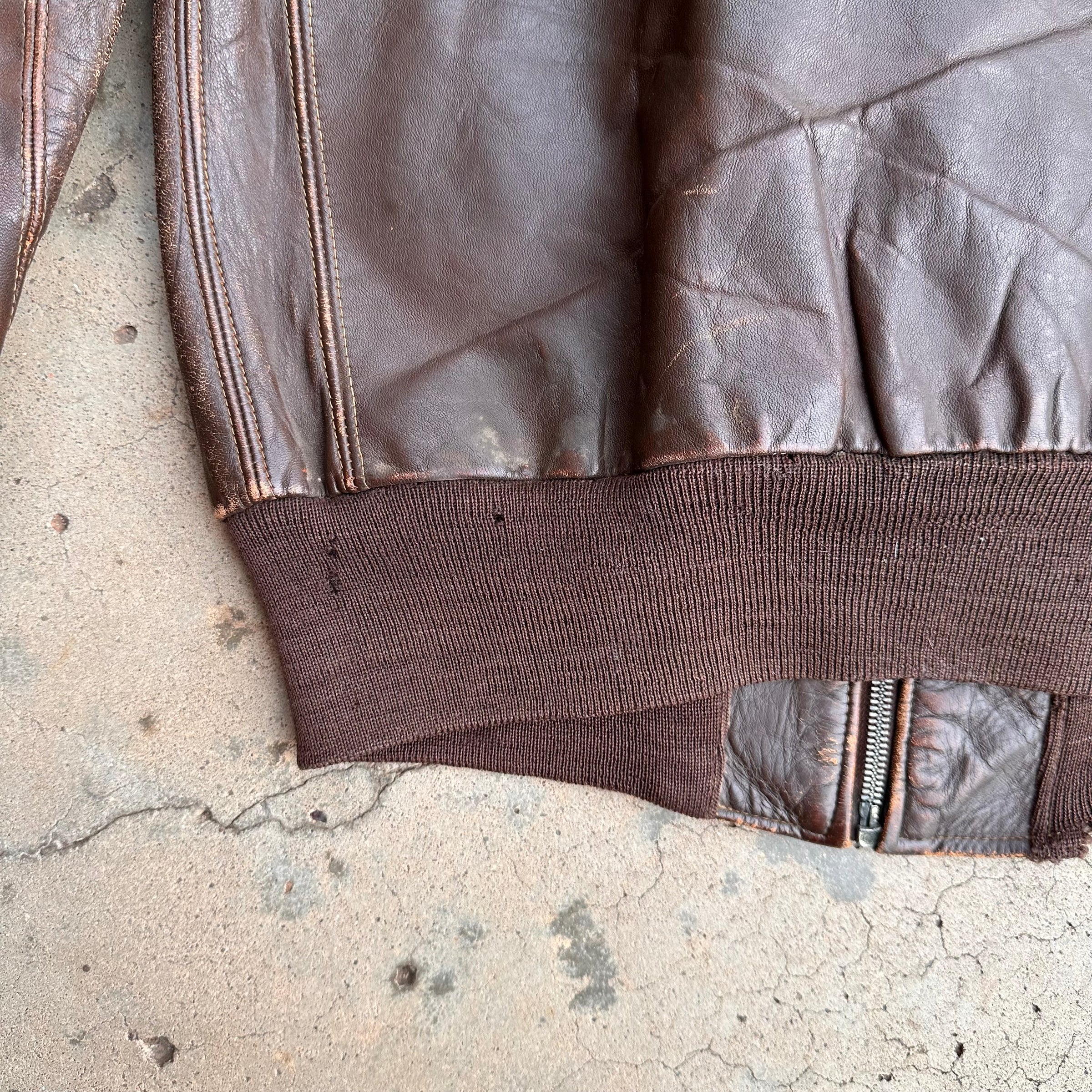 1940’s Hercules Horsehide A-2 Style Leather Jacket