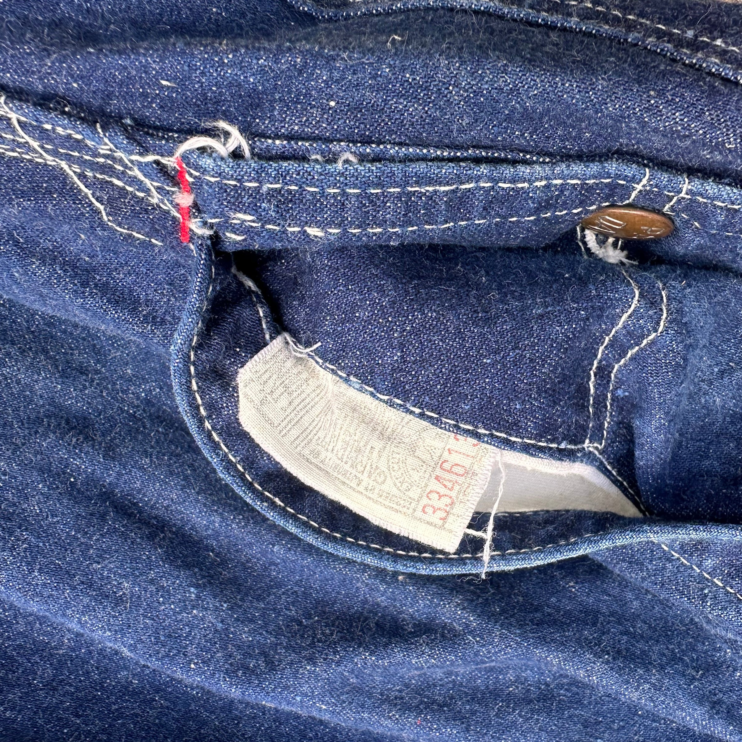 1950’s Penney’s Pay Day Denim Overalls 42” x 25”