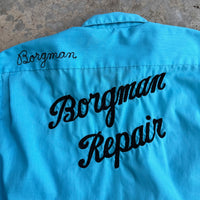 1970’s Nat Nast Embroidered Bowling Shirt Large