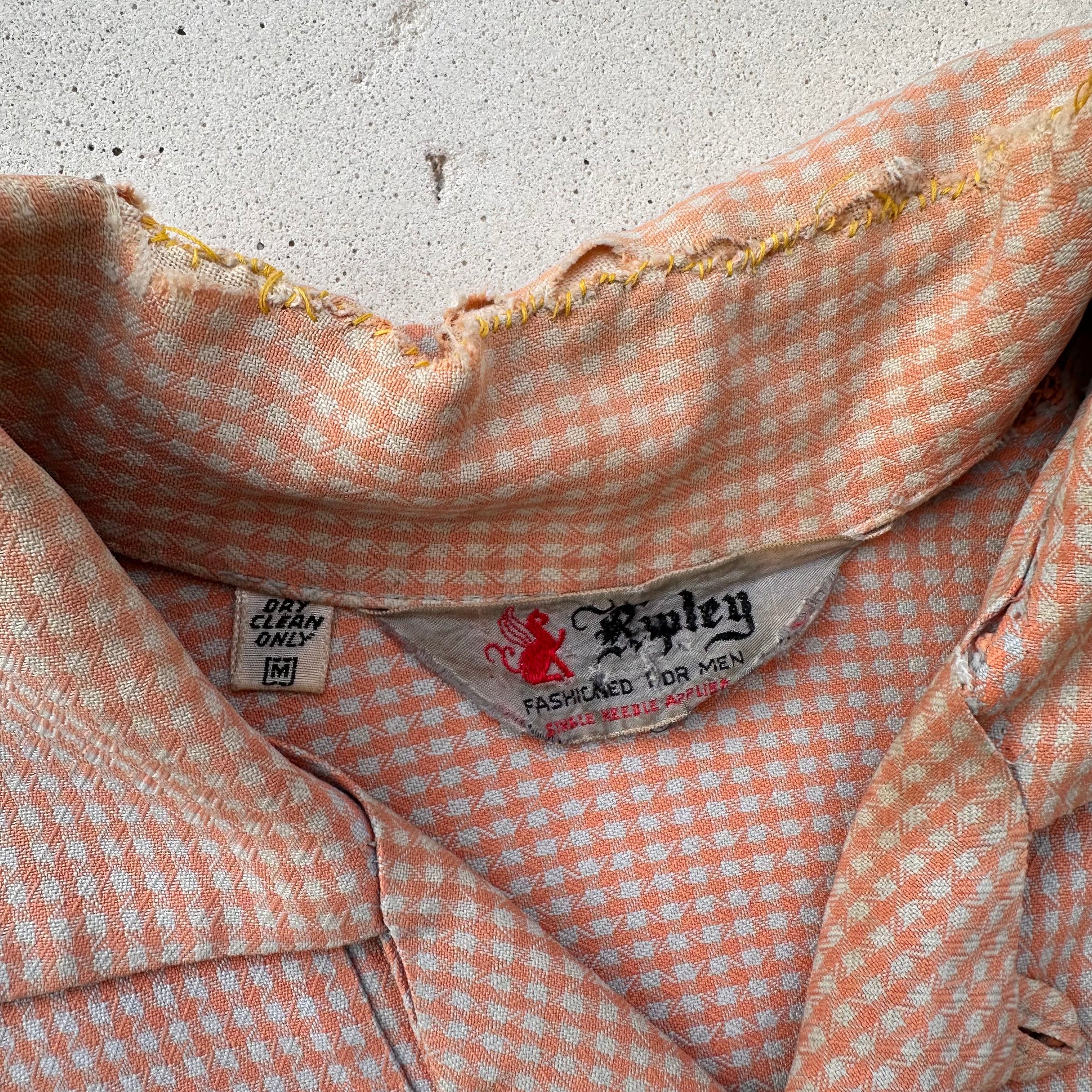 1950’s Ripley Gabardine Gaucho Shirt Medium