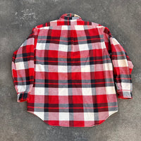 1990’s Polo Ralph Lauren Chinstrap Half Zip Flannel Pullover Shirt XL