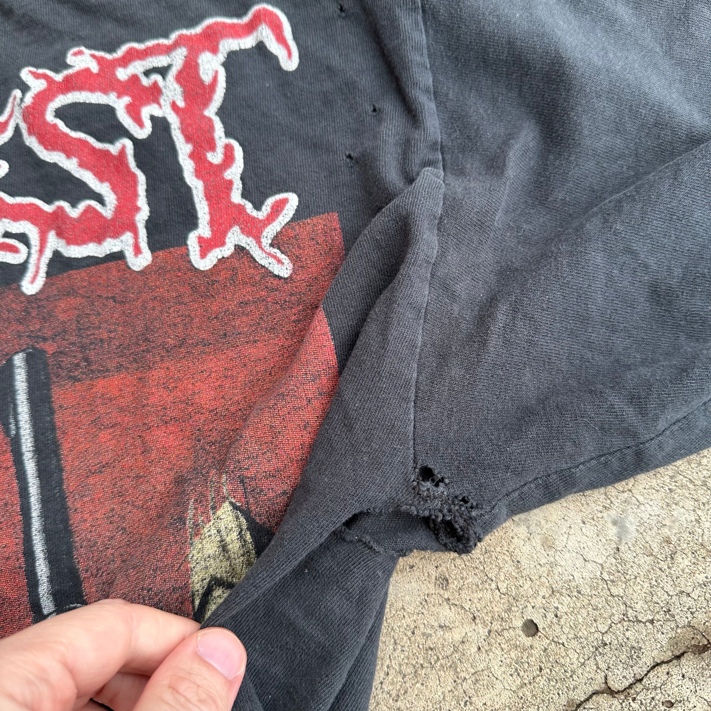 1993 Gorefest “False” Euro Tour Longsleeve T-Shirt XL