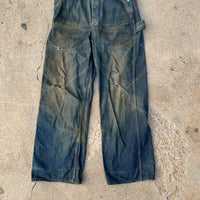 1940’s/50’s Jack Rabbit Low Back Denim Overalls 35” x 32”