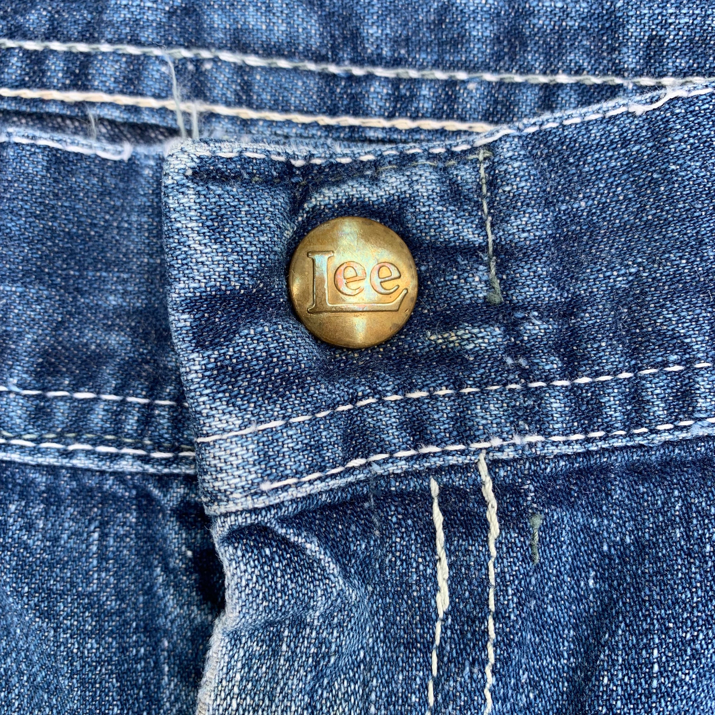 1950’s Long L Lee Denim Carpenter Jeans 34” x 25”
