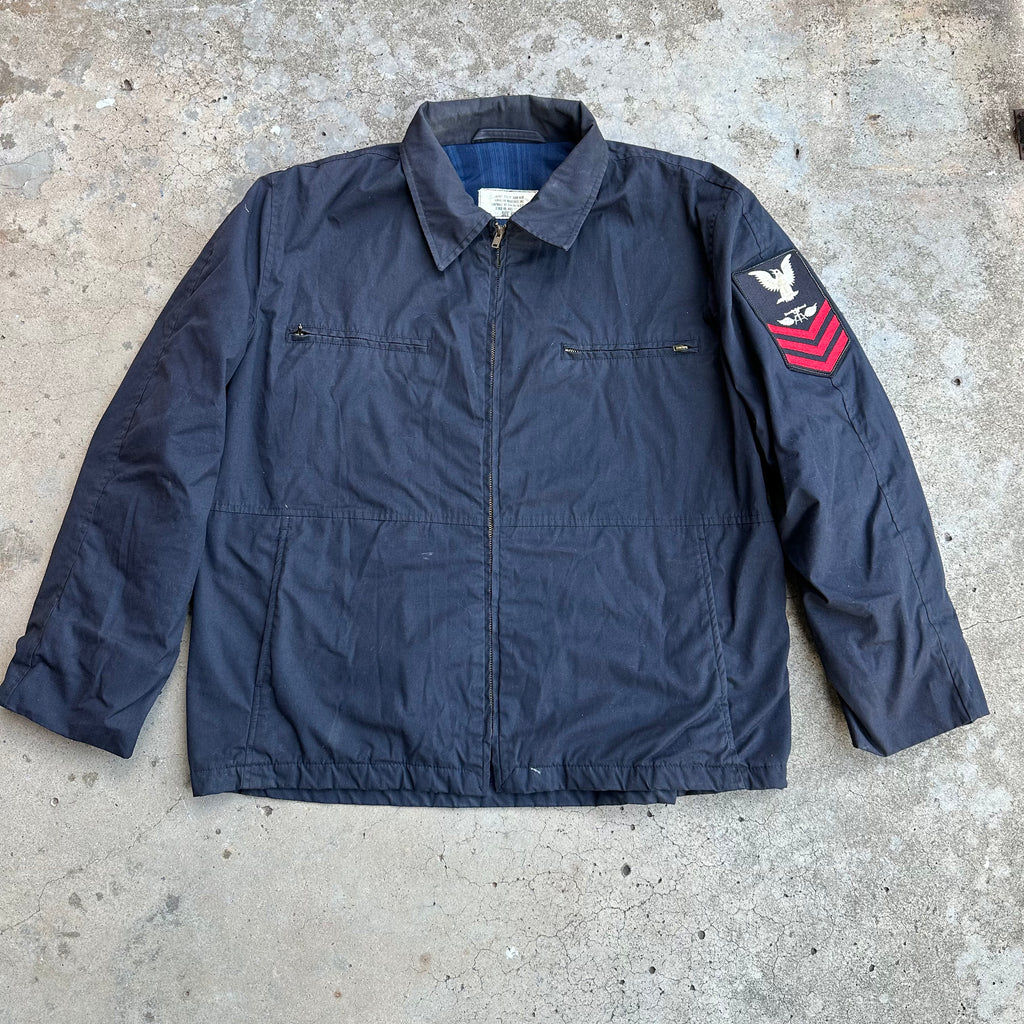 1970 s US Navy Utility Jacket Size 46R Little Chum Vintage