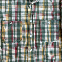 1940’s Sun Valley Plaid Cotton Flannel Shirt