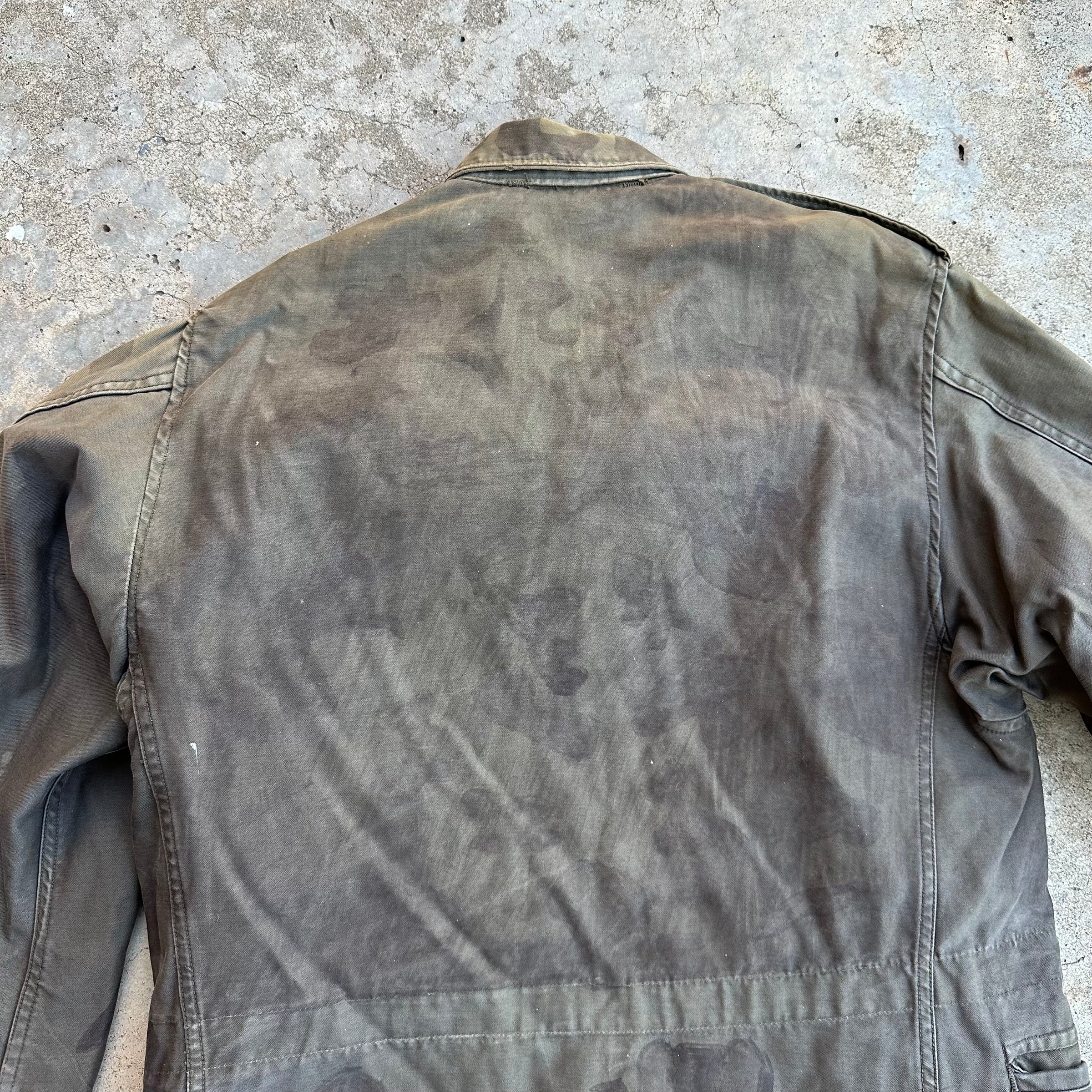 1960’s Homemade Camo Ranger M-51 Field Jacket Small Short