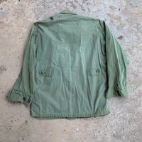 1963 Stenciled First Pattern Jungle Jacket Small Short