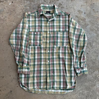 1940’s Sun Valley Plaid Cotton Flannel Shirt