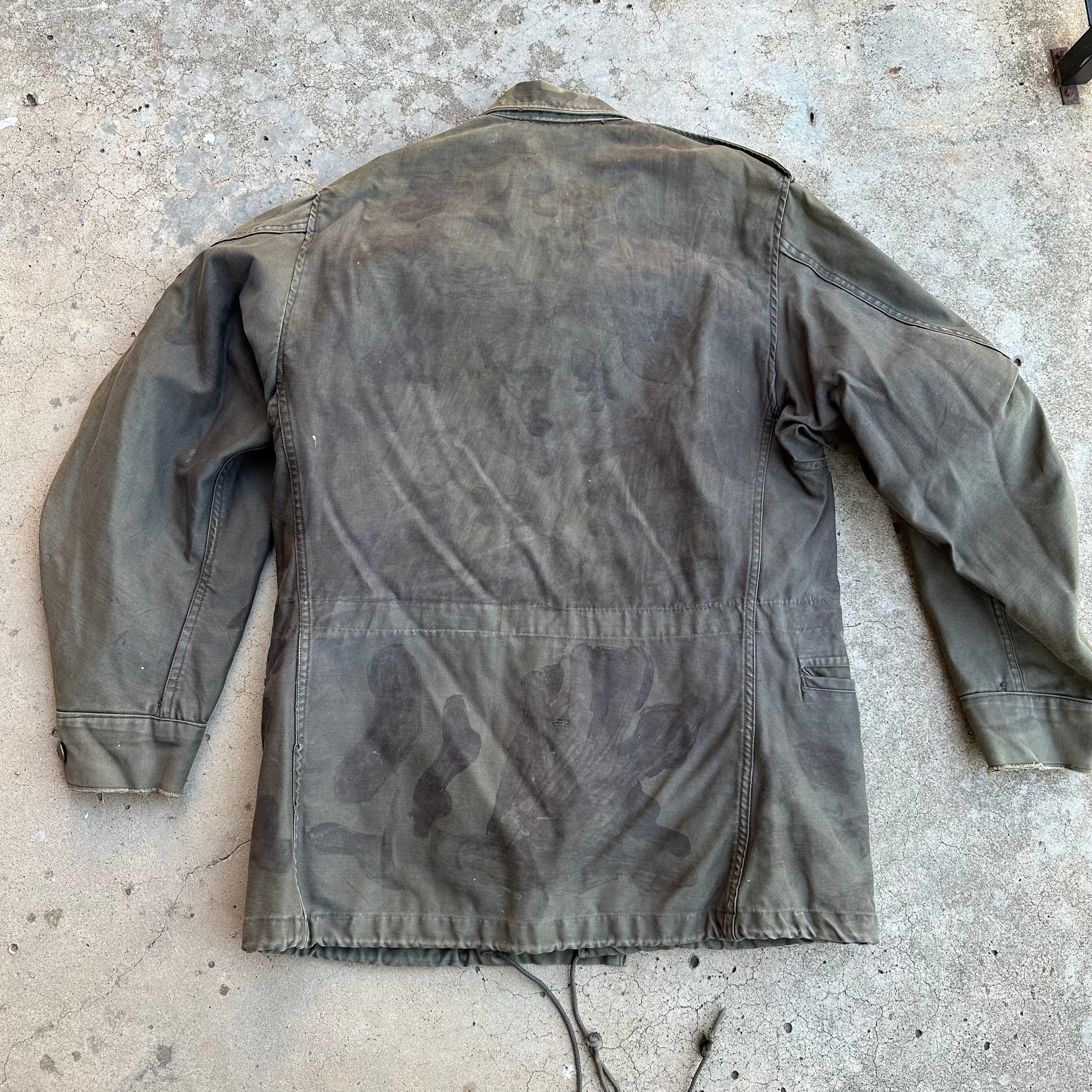 1960’s Homemade Camo Ranger M-51 Field Jacket Small Short
