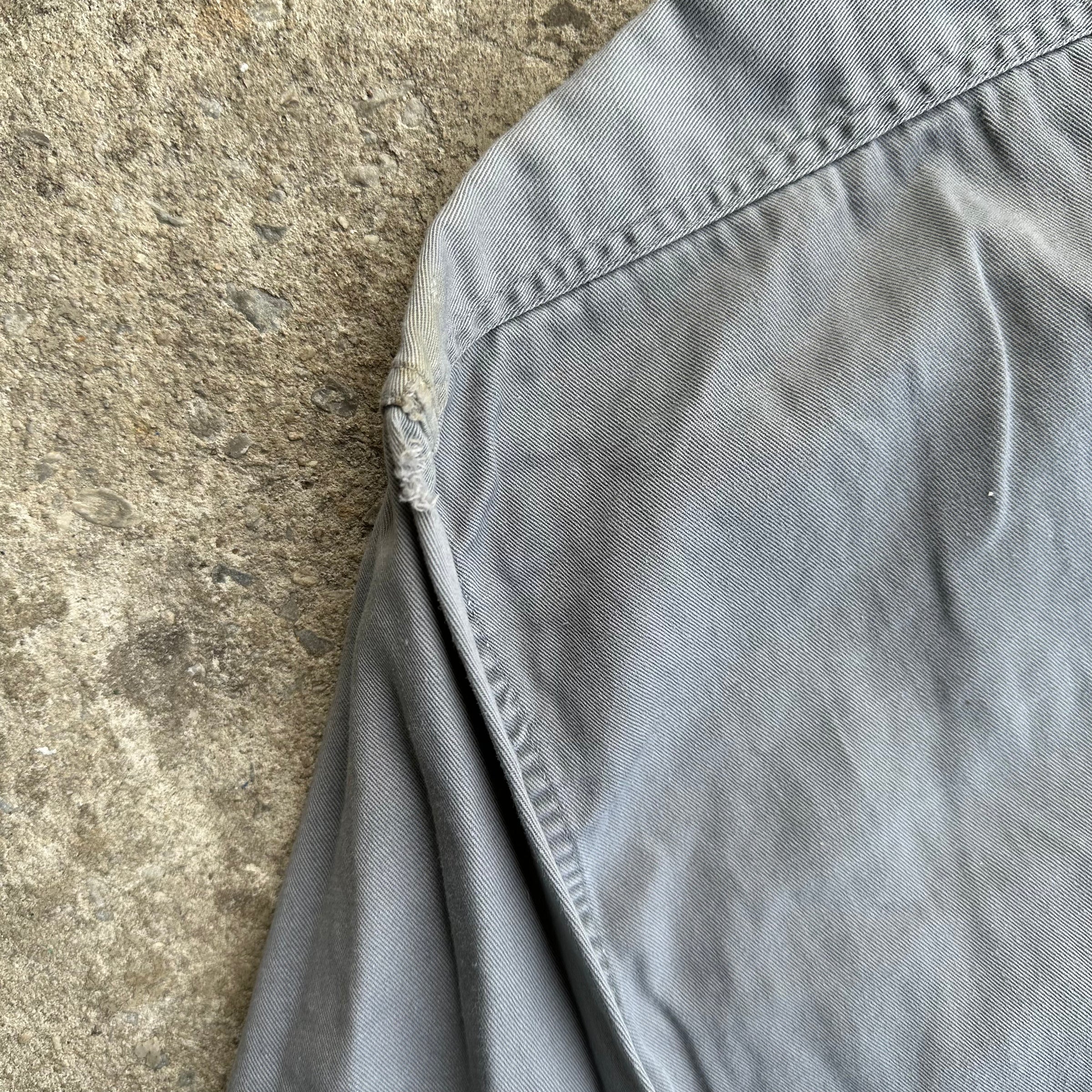 1950’s Red Ram Grey Work Shirt Small