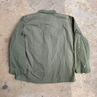 1940's Painted US Army HBT Fatigue Jacket Size 40R