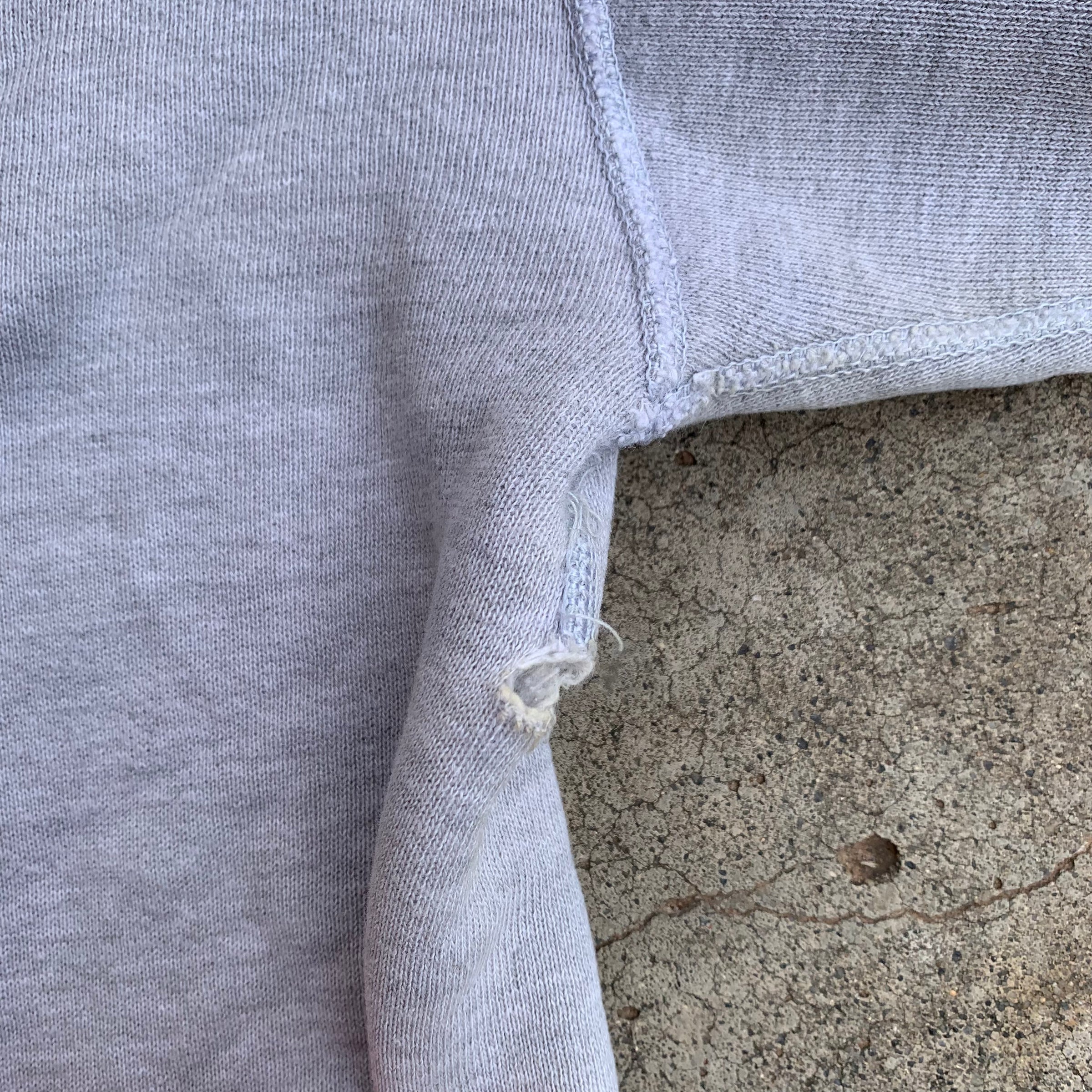 1950’s Grey Single V Crewneck Sweatshirt XL