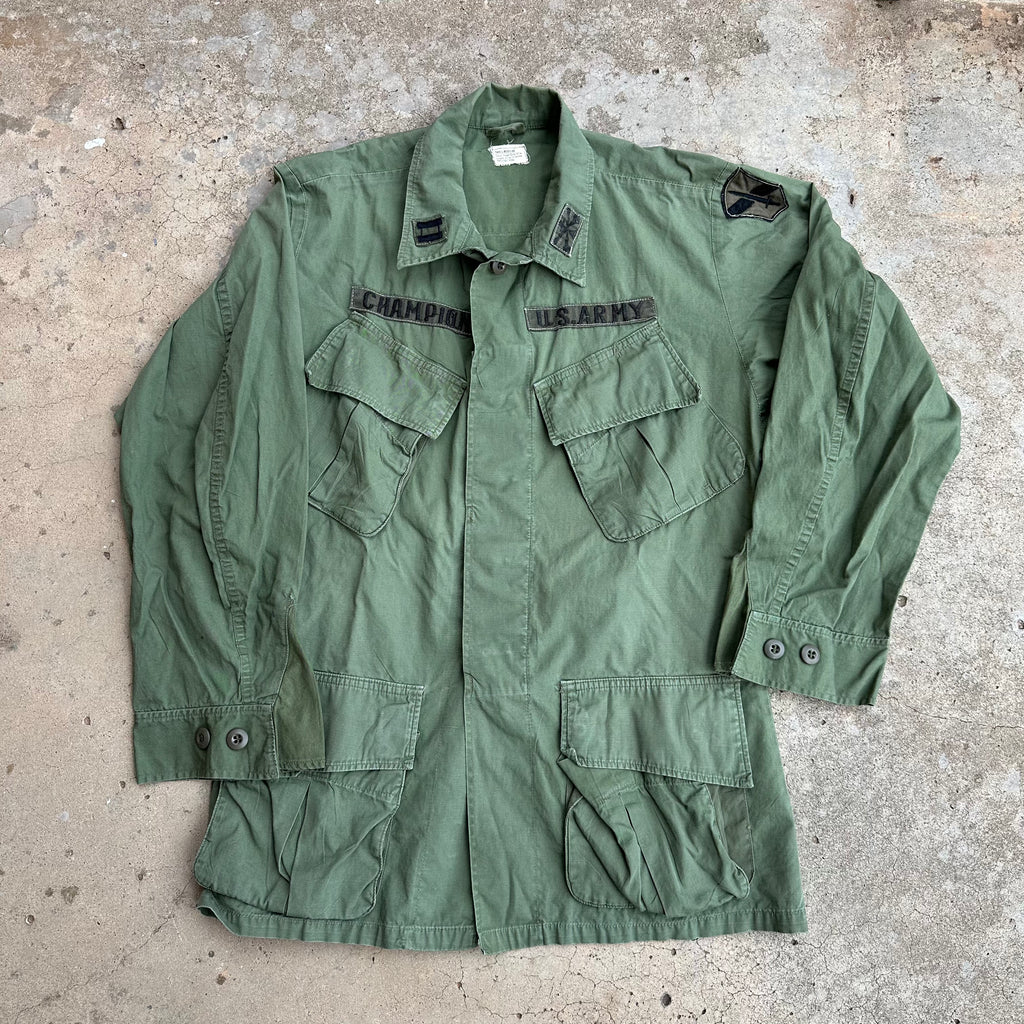 1960's Vietnam War 3rd Pattern Poplin Jungle Jacket Small