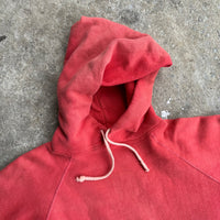 1950’s/60’s Faded Red Hooded Sweatshirt 23” Chest