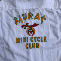 1960's Shriners Silk Embroidered Bowling Shirt Small