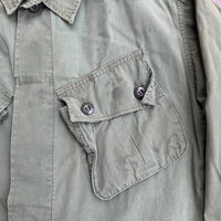 1963 Stenciled First Pattern Jungle Jacket Small Short